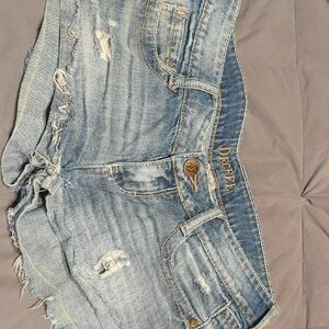 Decree Light Blue Jean Shorts